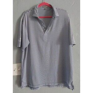 Peter Millar Summer Comfort  T Shirts Men L,striped, Polyester Spandex,...
